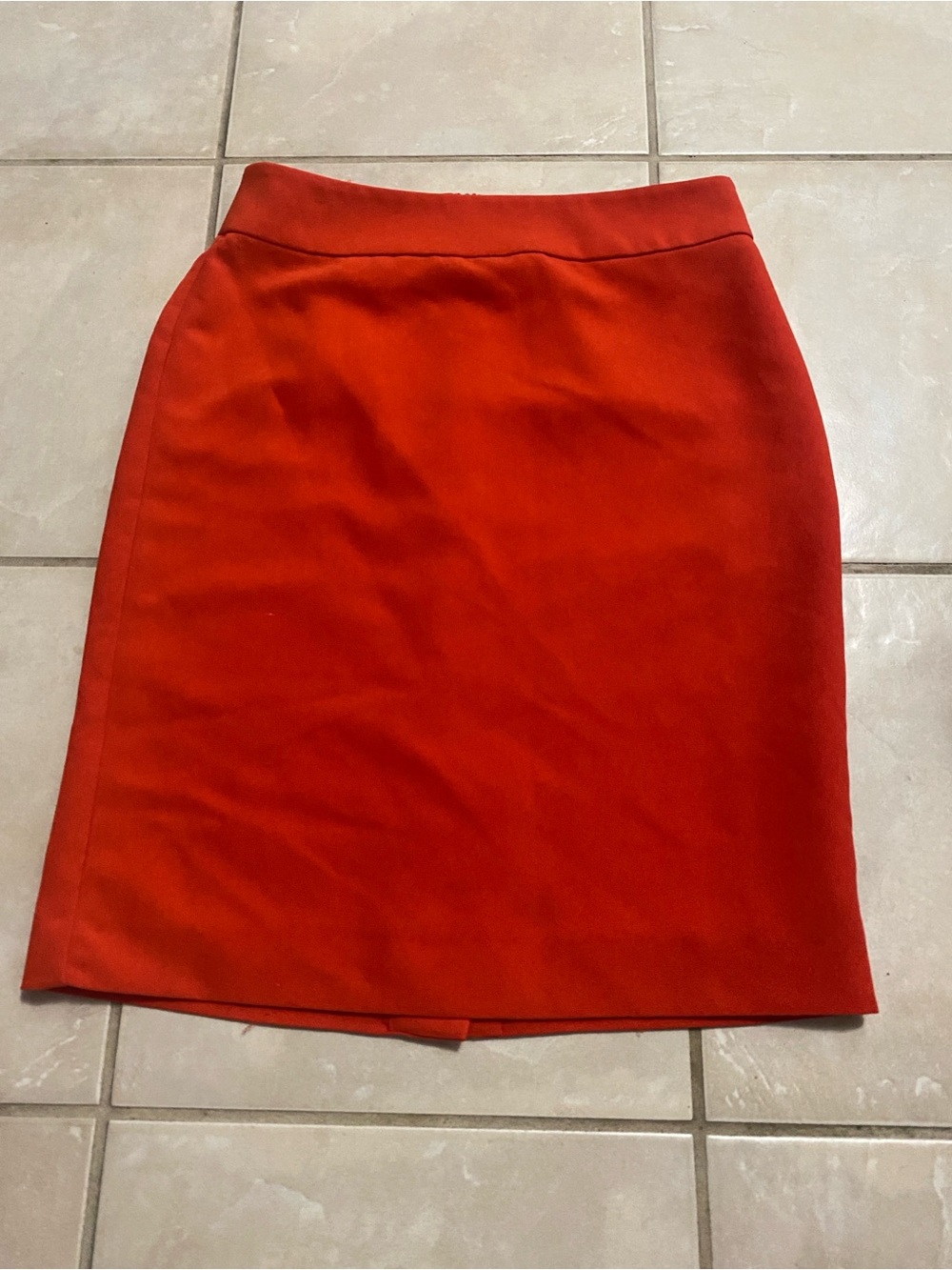 NWOT Banana Republic Vibrant Red Pencil Skirt